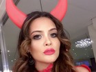 Geisy Arruda se veste de diabinha sexy para o Carnaval: 'Perigosa'