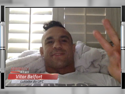 Vitor Belfort, Combate News (Foto: Reprodução) Vitor Belfort, Combate News (Foto: Reprodução)