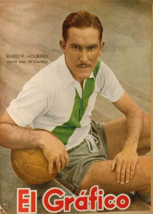Eliseo Mouriño, jogador argentino que está entre as vítimas do desastre aéreo de 1961 (Foto: Wikimedia Commons)