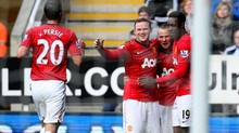 Com 'garçons' Van Persie e Rooney, United bate Newcastle (Agência AP)
