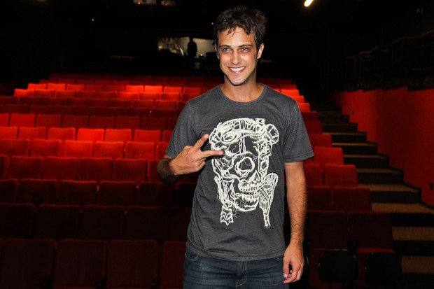 Ronny Kriwat em teatro em São Paulo (Foto: Manuela Scarpa/ Foto Rio News)