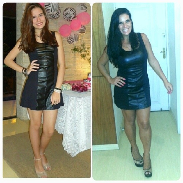 EGO Solange Gomes usa vestido da filha de 14 anos para ir a evento no Rio notícias de Noite EGO Solange Gomes usa vestido da filha de 14 anos para ir a evento no Rio notícias de Noite