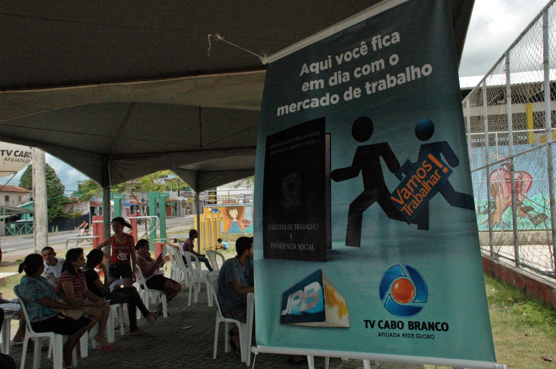 Projeto do JPB 1ª Edição ajudou os desempregados do Padre Zé que querem voltar ao mercado de trabalho (Foto: Janaína Alves/TV Cabo Branco)