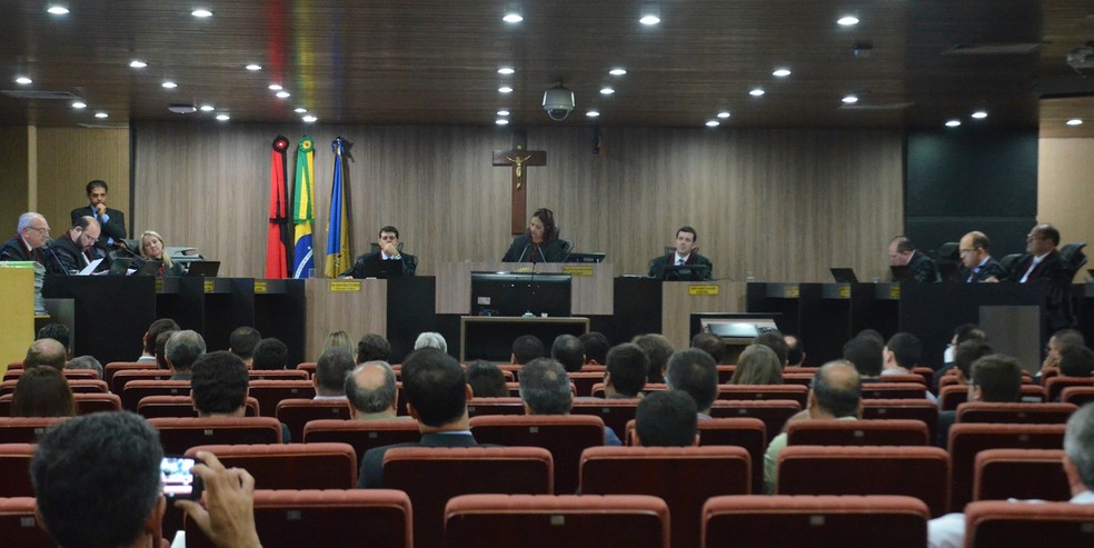 Pleno do Tribunal Regional Eleitoral da Paraíba (TRE-PB) julgou Aije da PBPrev, contra Ricardo Coutinho (Foto: Krystine Carneiro/G1)