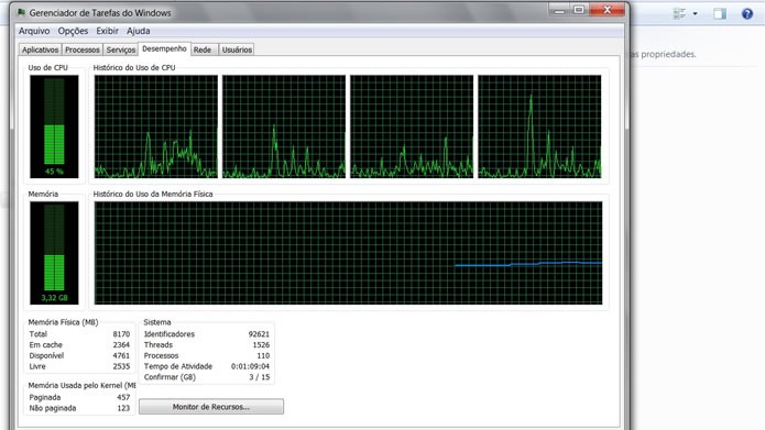 Não sobrecarregue a memória RAM de seu computador utilizando vários aplicativos ao mesmo tempo (Foto: Reprodução/Daniel Ribeiro)