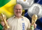 Colecionador tem mil moedas  de Copas (Reprodução)