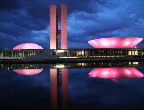 Congresso Nacional em Brasília. Só dez em cada 100 parlamentares no Brasil são mulheres (Foto: Getty Images)