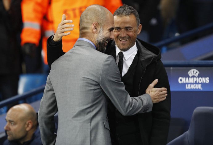 Guardiola e Luis Enrique  (Foto: Reuters)