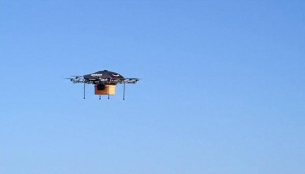 Amazon testa drones para agilizar entregas (Foto: BBC)