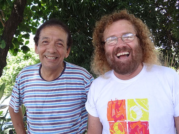 Lourenço Gato e Luciano Padilha, fundadores do Tarados da Sé (Foto: Katherine Coutinho / G1)