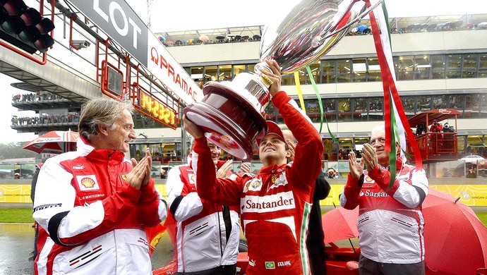 Felipe Massa festa depedida Ferrari (Foto: AP)