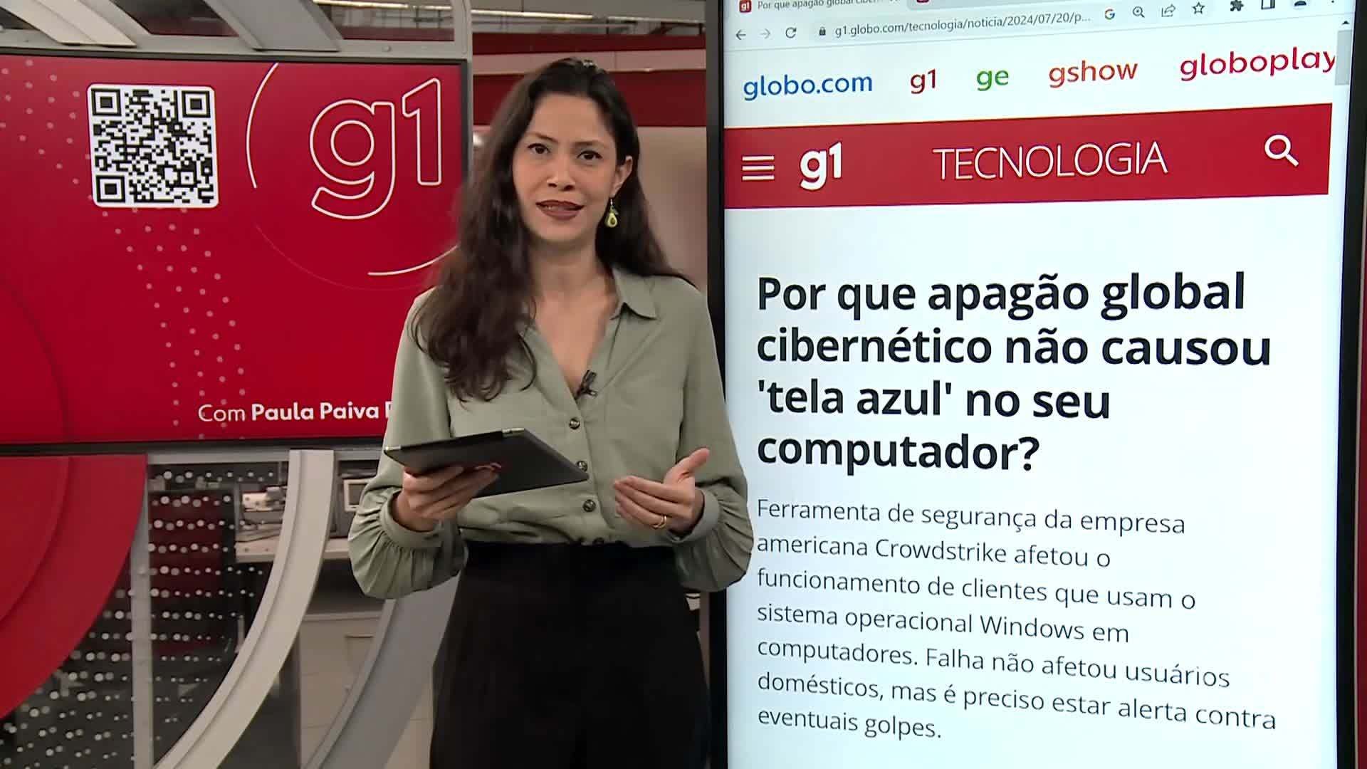 VÍDEOS: G1 em 1 Minuto - com Paula Paiva, Luiza Tenente, Gabi Gonçalves,  Carol Prado, Henrique Coelho e Túlio Mello | G1 em 1 Minuto | G1