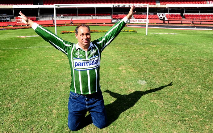 Evair Palmeiras Paulistão 1993 (Foto: Marcos Ribolli)