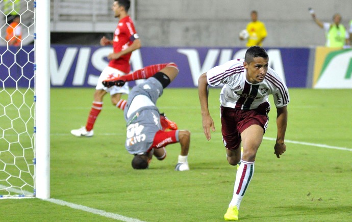 Cicero Marca gol do Fluminense contra o América-RN (Foto: Anderson Stevens / Photocamera) Cicero Marca gol do Fluminense contra o América-RN (Foto: Anderson Stevens / Photocamera)