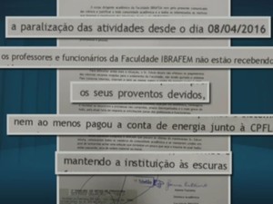 Ibrafem fecha as portas em Rio das Pedras por falta de pagamento (Foto: Reprodução/EPTV) Ibrafem fecha as portas em Rio das Pedras por falta de pagamento (Foto: Reprodução/EPTV)