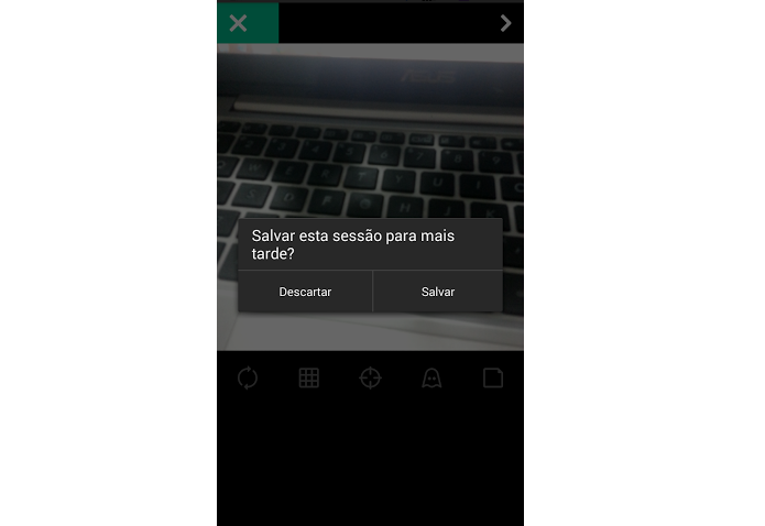 É possível salvar rascunhos no Vine (Foto: Aline Jesus/Reprodução)