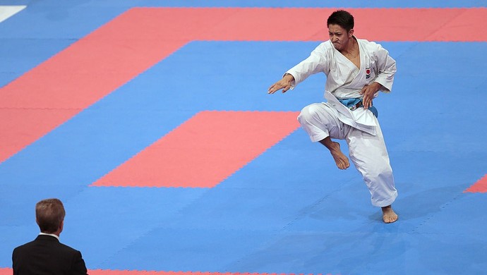  Ryo Kiyuna, atleta do katá (Foto: Getty Images)