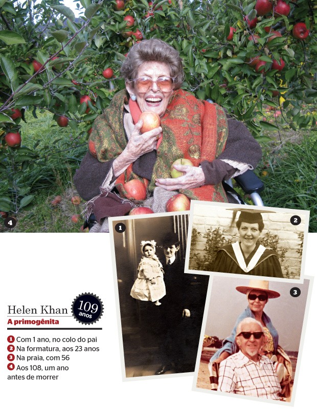 Helen Kahn - 109 anos (Foto: Christopher Lane e arq. pessoal)