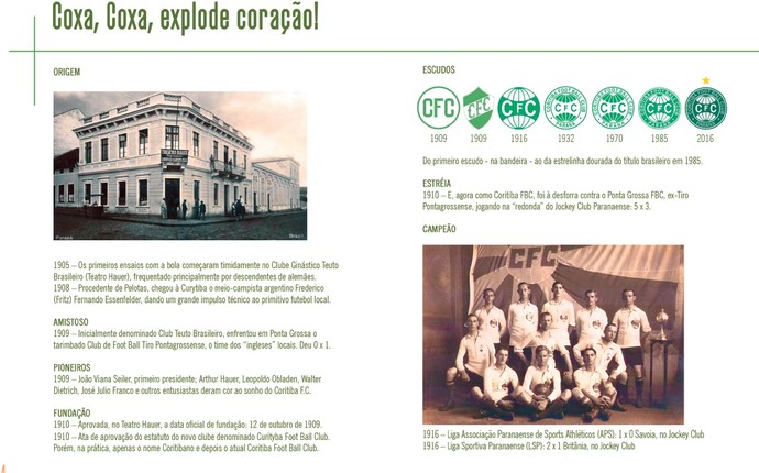 livro coritiba história (Foto: Reprodução) livro coritiba história (Foto: Reprodução)