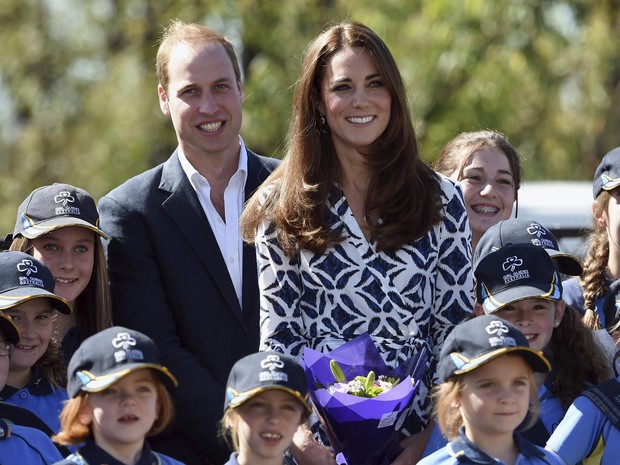 Príncipe William e Kate Middleton em Sydney, na Austrália (Foto: William West/ Reuters)