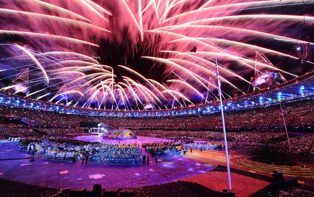 Estádio olímpico se colore para os Jogos Paralímpicos de Londres (Foto: Getty Images) Estádio olímpico se colore para os Jogos Paralímpicos de Londres (Foto: Getty Images)