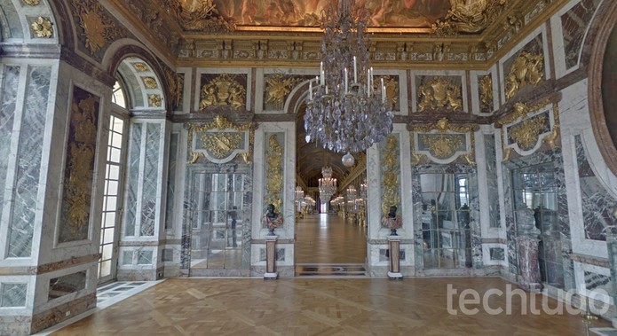 Palácio de Versalhes é um dos destaques no Google Street View (Foto: Reprodução/Barbara Mannara)