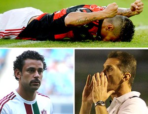 montagem Flamengo, Fluminense e Botafogo