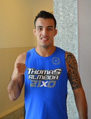 Thomas Almeida, peso-galo do UFC (Foto: Daniele Lira) Thomas Almeida, peso-galo do UFC (Foto: Daniele Lira)