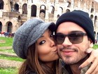Sidney Sampaio e Carol Nakamura curtem romance e férias em Roma
