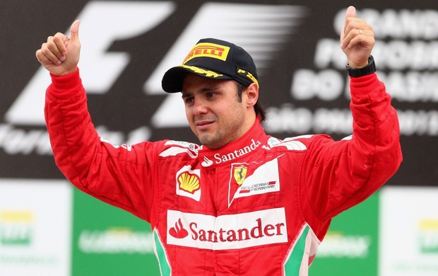 Felipe Massa no pódio do GP do Brasil, em Interlagos (Foto: Getty Images) Felipe Massa no pódio do GP do Brasil, em Interlagos (Foto: Getty Images)