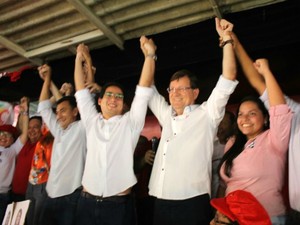 José Ricardo é candidato a prefeitura de Manaus e Yann Evanovick a vice-prefeito pela coligação 'Juntos por Manaus' (Foto: Divulgação/Assessoria)