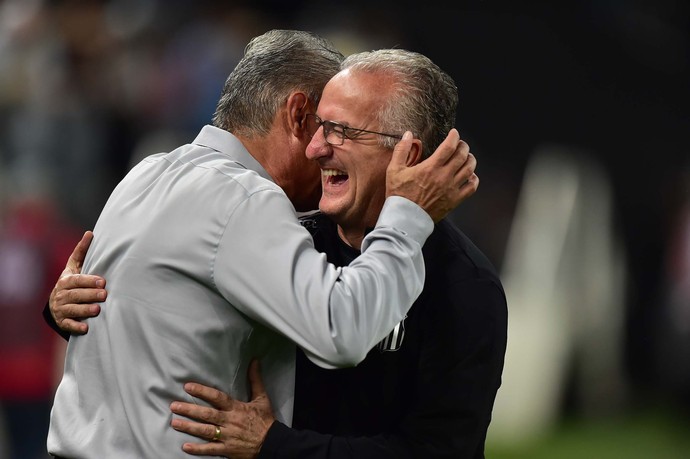 Tite Dorival Corinthians Santos (Foto: Marcos Ribolli) Tite Dorival Corinthians Santos (Foto: Marcos Ribolli)