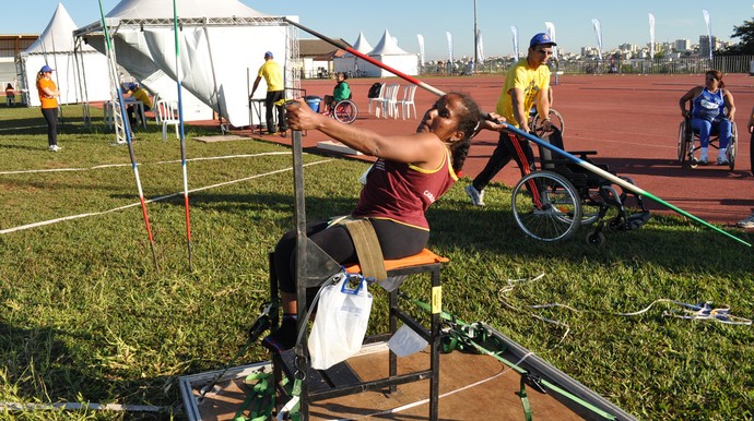 Equipe de atletismo paralímpico da ADD-MS (Foto: Edson Cavalli/ADD-MS)