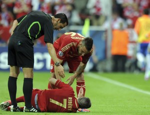 Franck Ribéry lesão Bayern Chelsea (Foto: EFE)