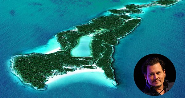 Johnny Depp – Little Halls Pond Cay, Bahamas (Foto: Privateislandsmag.com / Getty Images)