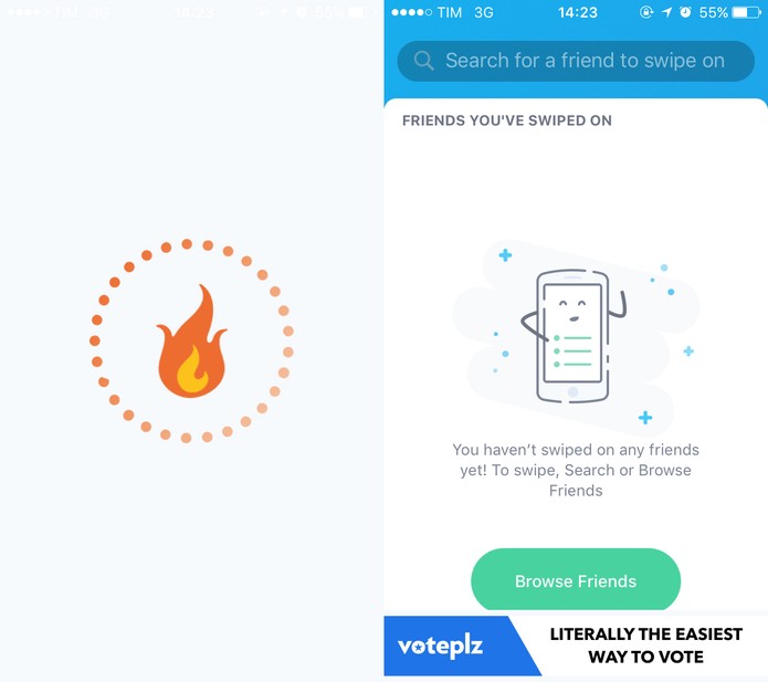 FriendSwipe descobre seus amigos do Facebook no Tinder (Foto: Reprodução/Felipe Vinha)