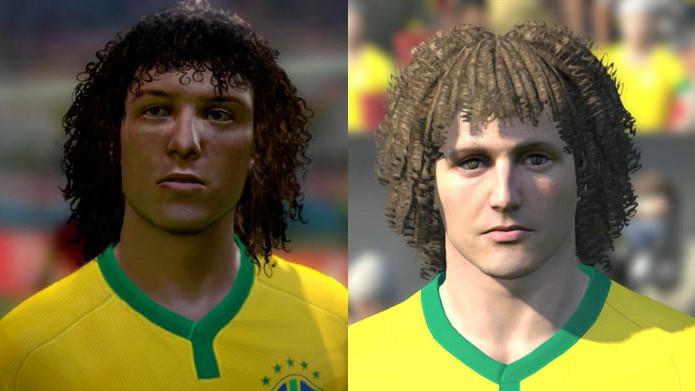 Já David Luiz, zagueirão do Chelsea, ficou melhor em Copa do Mundo FIFA 2014 (Foto: Reprodução/Murilo Molina)