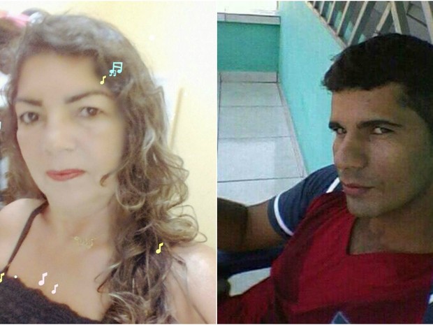 Maria Celi Almeida (à esquerda) e Roberclaudio Silva (à direita) morreram em acidente de moto  (Foto: Reprodução/Facebook)