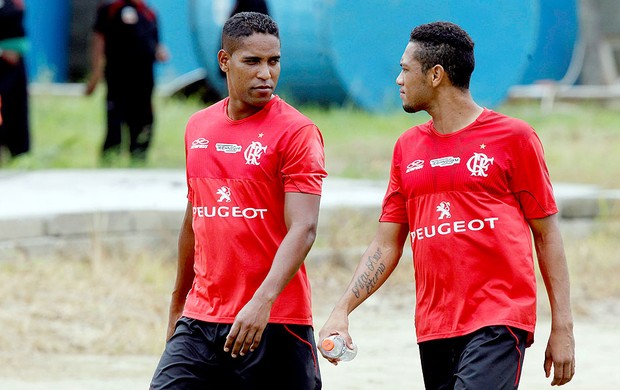 Cleber Santana treino Flamengo (Foto: Cezar Loureiro / Agência O Globo)