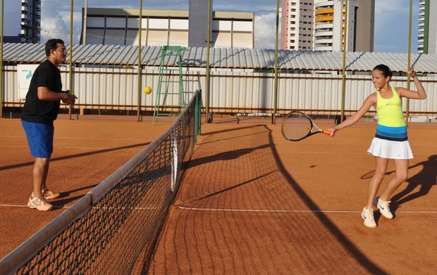 tênis piauí circuito tênis piauí open fábio encina e lívia andrade (Foto: Renan Morais/GLOBOESPORTE.COM)