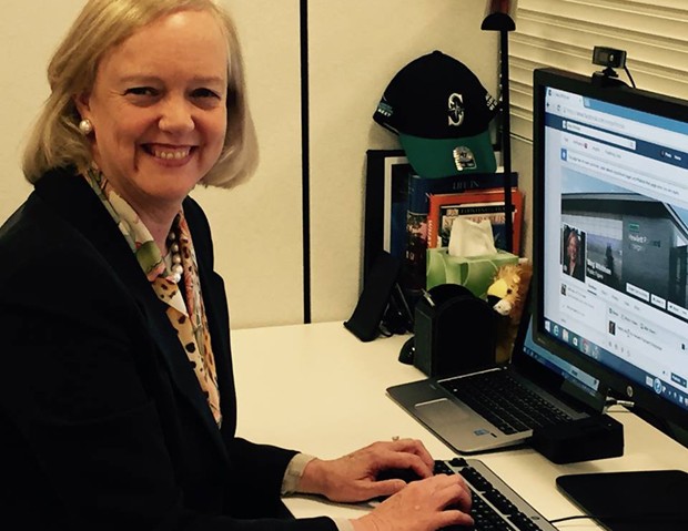 Meg Whitman, CEO da HP, voltou para o Facebook na última semana, depois de ficar em  ar desde 2011 (Foto: Reprodução/Facebook)