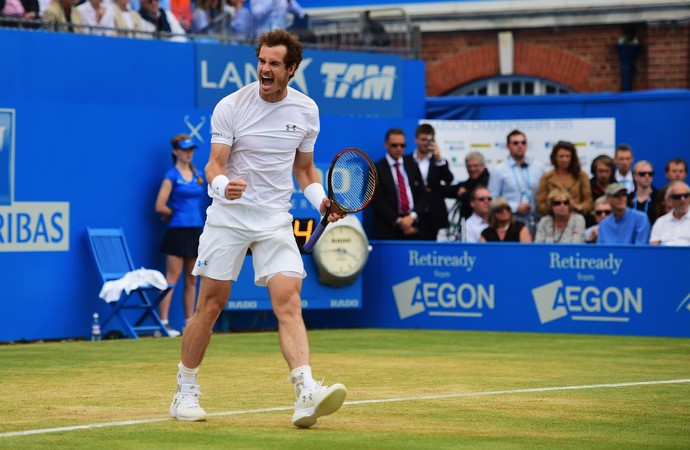 Andy Murray campeão em Queen's, tênis (Foto: Getty Images)