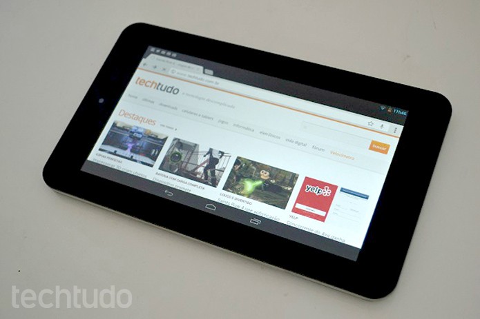 O TechTudo testou o novo tablet portátil da HP (Foto: Thiago Barros/TechTudo) O TechTudo testou o novo tablet portátil da HP (Foto: Thiago Barros/TechTudo)