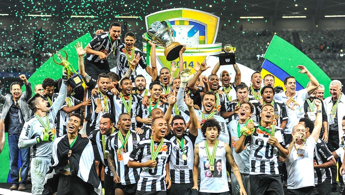Comemoração Atlético-mg copa do Brasil (Foto: Gustavo Andrade)