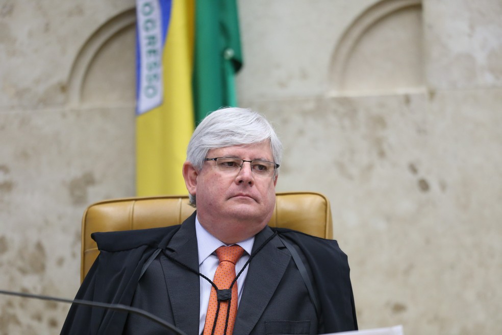 Procurador-geral da República Rodrigo Janot no Plenário do Supremo Tribunal Federal (STF), em Brasília (Foto: Dida Sampaio/Estadão Conteúdo)