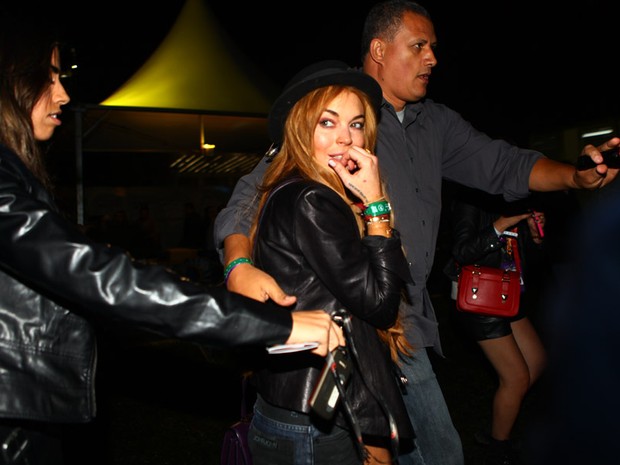 Lindsay Lohan no Lollapalooza (Foto: Iwi Onodera/EGO) Lindsay Lohan no Lollapalooza (Foto: Iwi Onodera/EGO)