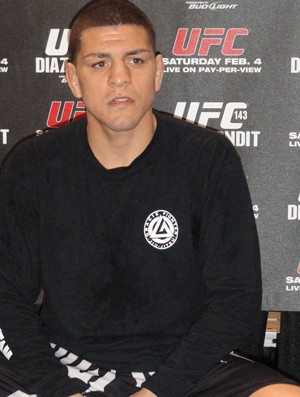 UFC - Nick Diaz (Foto: Marcelo Russio/Globoesporte.com)