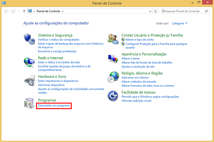 Acesse o menu de desinstalação do Windows (Foto: Reprodução/Paulo Alves)