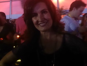 Fátima Bernardes, Rock'n Rio (Foto: Jessica Mello / Globoesporte.com) Fátima Bernardes, Rock'n Rio (Foto: Jessica Mello / Globoesporte.com)
