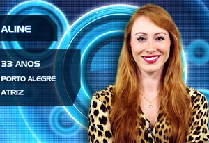 Participante Aline (Foto: BBB/TVGlobo)